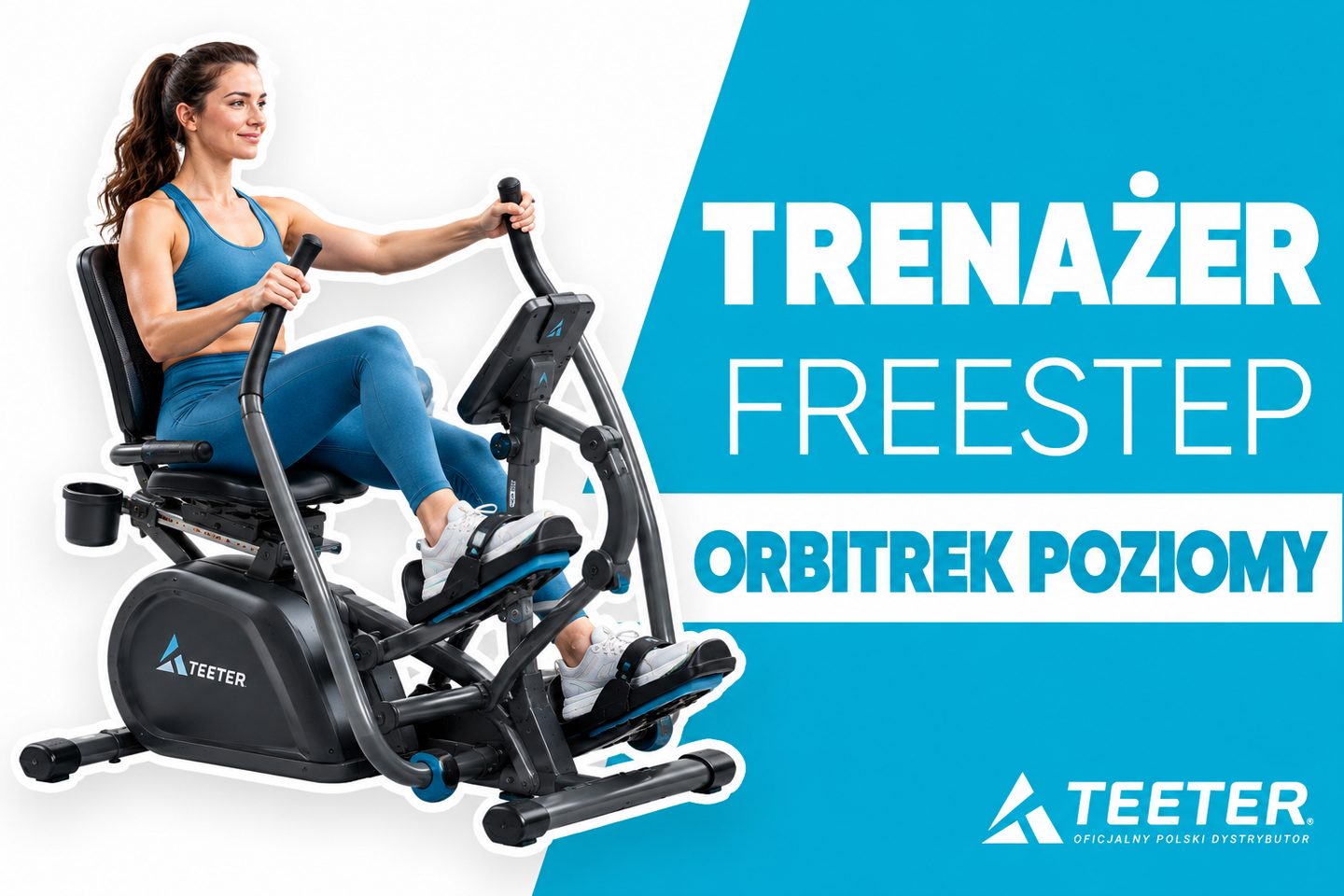 Trenażer Teeter FreeStep - orbitrek poziomy do domu. LT1 czy LT3?