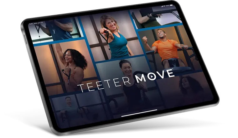 Trening Teeter Move na tablecie